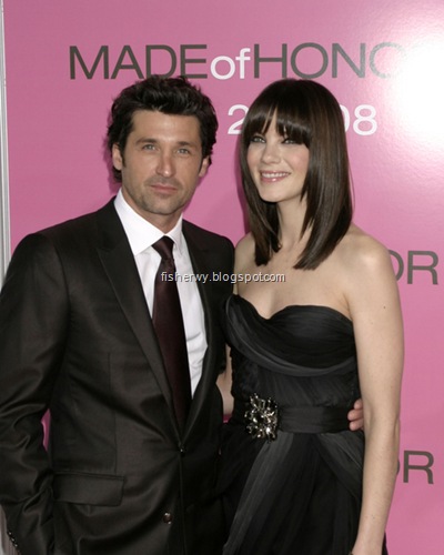 Patrick Dempsey and Michelle Monaghan attending attended the premiere of Made of Honor at Zeigfeld Theater in New York City on April 28, 2008. On June 3, People magazine reported Michelle Monaghan was Pregnant with husband Peter White's child.