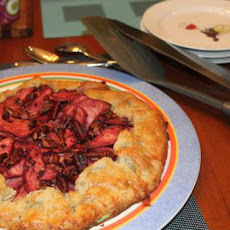 Apple, Black Rasberry and Pecan Crostada
