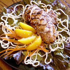 Peach Chicken Spring Salad
