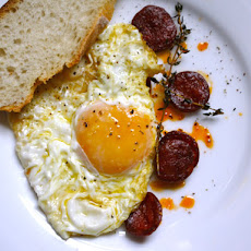 José Andrés's Fried Egg with Chorizo