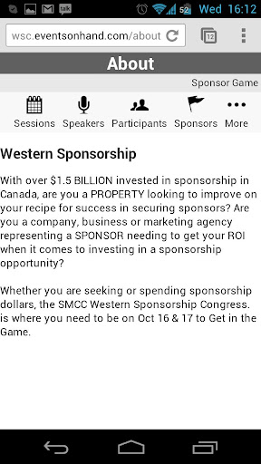 Western Sponsorship Congress