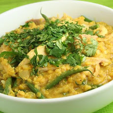 Bombay Chicken with Red Split Lentils