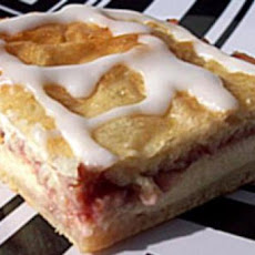 Raspberry Crescent Squares