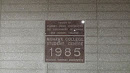 Student Center Dedication Plaque