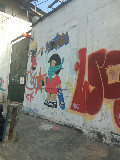Mafalda E Calvin Grafiteiros