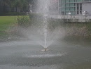 Fountain West of SIPA Building at FIU