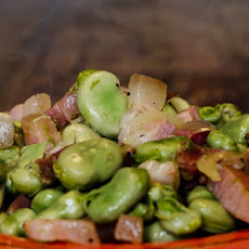 Fava Beans With Bacon Recipe