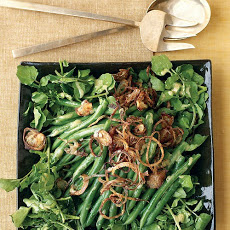 Green Bean, Watercress, and Crispy Shallot Salad