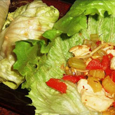 Szechuan Chicken (Or Tofu) in Lettuce Bundles (Solo Cooking)
