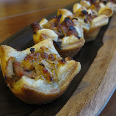 Sausage Puffs with Apple, Cheddar and Sage