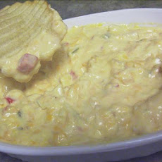 Hot Cheesy Onion Chip Dip