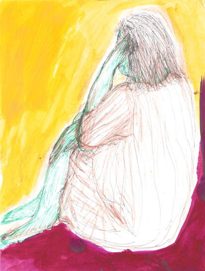 woman in nightgown, 2006