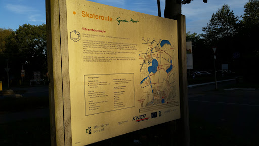 Skate Route Info Sign