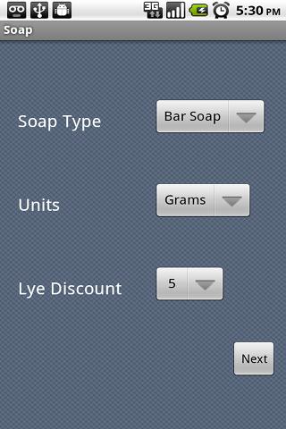 Soap Calculator