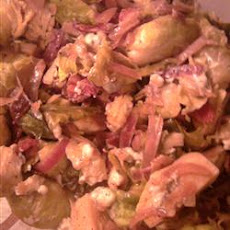 Bacon and Blue Brussels Sprouts