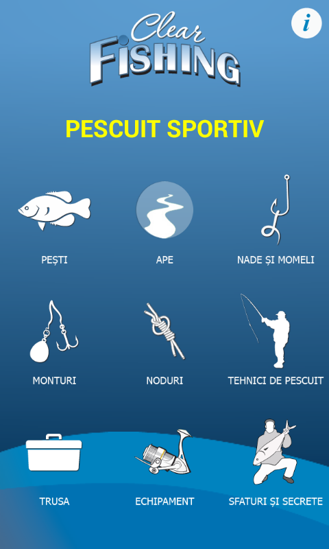 Android application Pescuit Sportiv screenshort