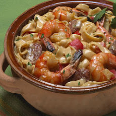 Alfredo Noodle Paella