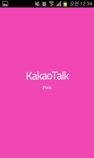 KakaoTalk Theme Pink
