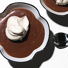 Chocolate Pudding with Espresso Whipped Cream