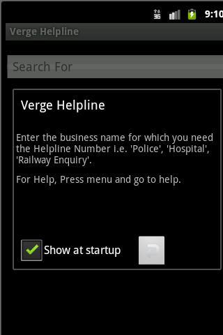 Verge Helpline
