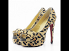 Estampado De Leopardo Y Peeptoe De Plataforma De