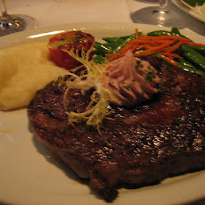Blue Cheese Topped Grilled Ranch Steak