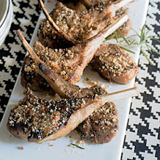 Spiced Lamb Chops with Rosemary Crumbs
