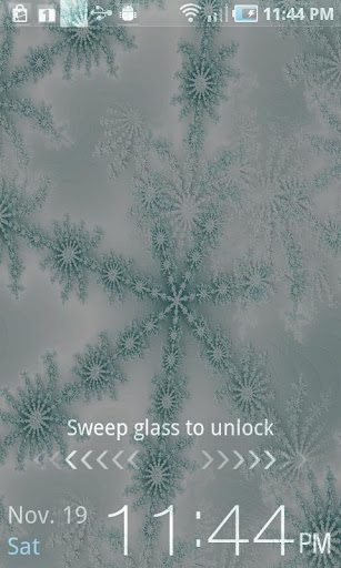 Winter Snowflake Theme Live