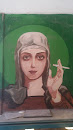 Smoking Nun Mural 
