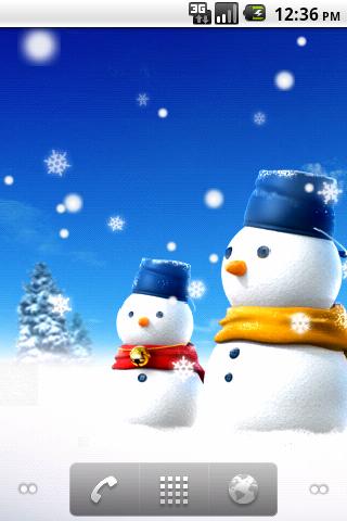 SNOWMAN LiveWallpaper Trial