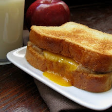 Grilled Cheddar and Apple Butter Sandwich