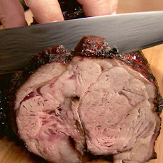 Grilled Leg of Lamb with Pomegranate Molasses