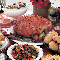 Baked Ham with Marmalade-Horseradish Glaze