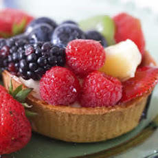 Fruit Tart with Honeyed Yogurt