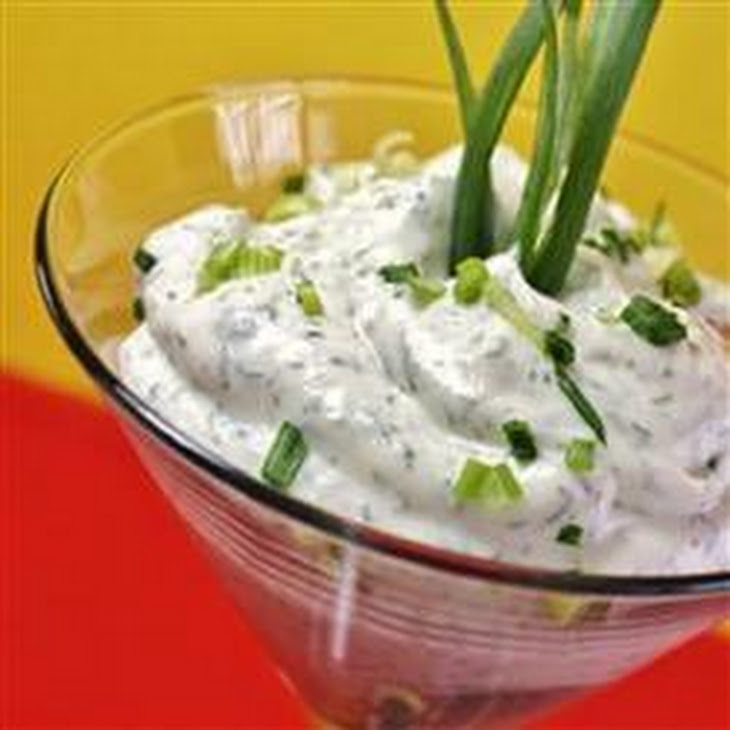 Vegetable dip dill sour cream