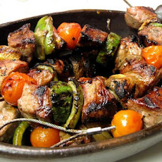 Steak and Vegetable Kabobs