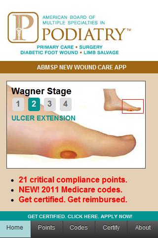 ABMSP Diabetic Wound Care App