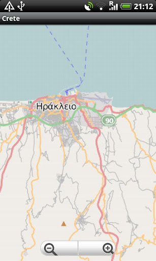 Crete Street Map