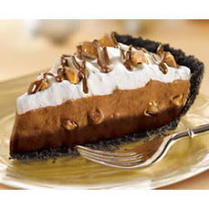 Fudge-Bottom Candy Crunch Pie