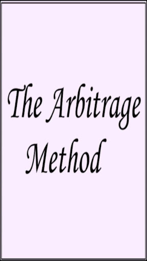 【免費書籍App】The Arbitrage Method-APP點子