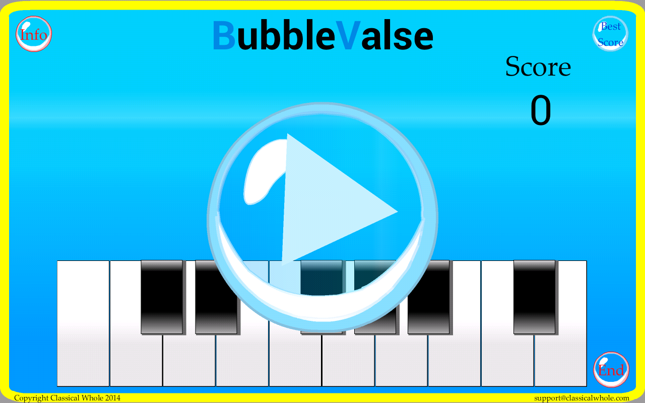 Android application BubbleValse screenshort