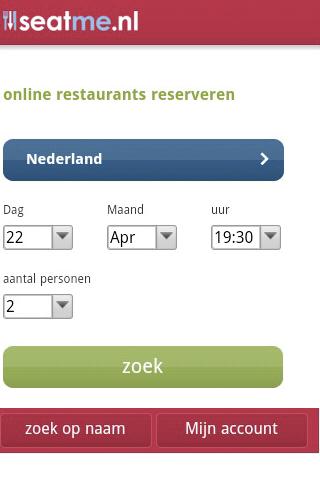 SeatMe restaurants reserveren