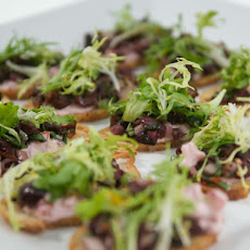 Bachelorette Party Bite with Strawberries, Kalamata Olives and Vodka