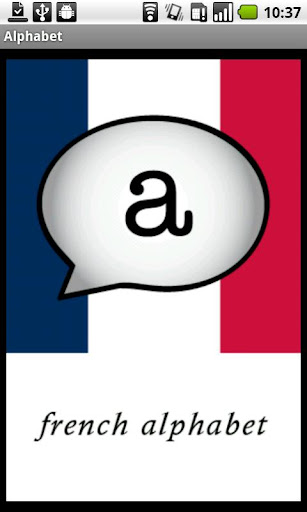 French Alphabet Demo