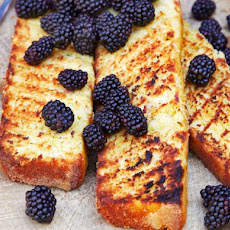 Grilled Lemon-Saffron Pound Cake Recipe