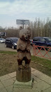 деревянный медведь