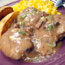 Herbed Rissoles With Mushroom Sauce