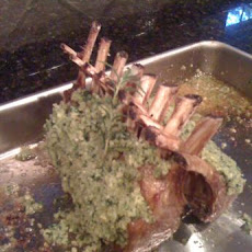 Roast Rack of Lamb With Herb Crust