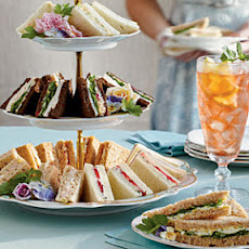 Goat Cheese and Pecan Tea Sandwiches