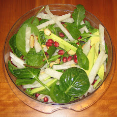 Mexican Salad with Pomegranate-Lime Dressing